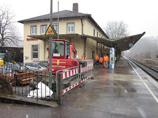 Haller Bahnhof wird saniert