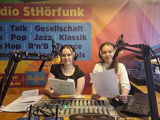 Unser Tag beim StHörfunk