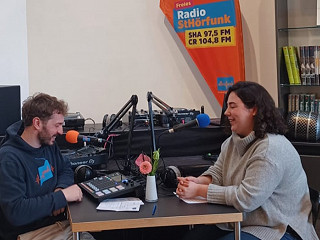 Rückblick aus der Kunsthalle Würth